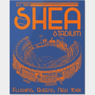 Defunct Shea Stadium New York Baseball Posters and Art